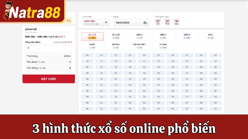 3 hình thức xổ số online phổ biến