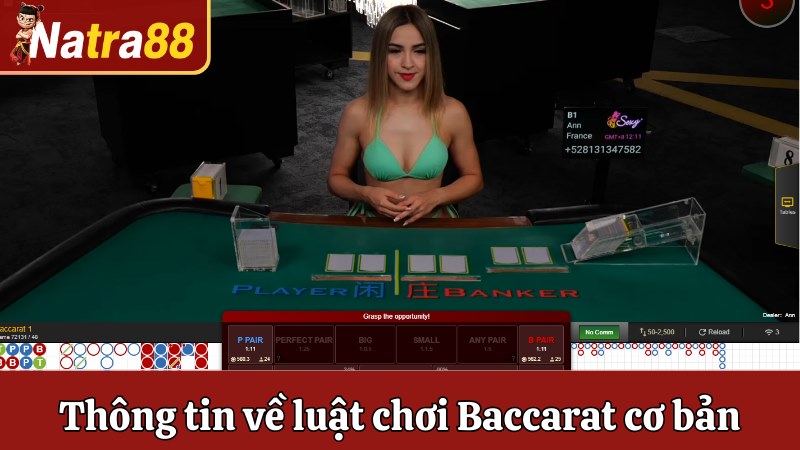 Khái quát thông tin về luật chơi Baccarat cơ bản