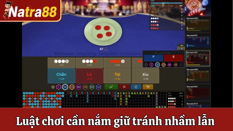 Luật chơi cần nắm giữ tránh nhầm lẫn