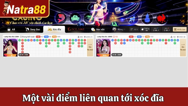 Một vài điểm liên quan tới Xóc đĩa