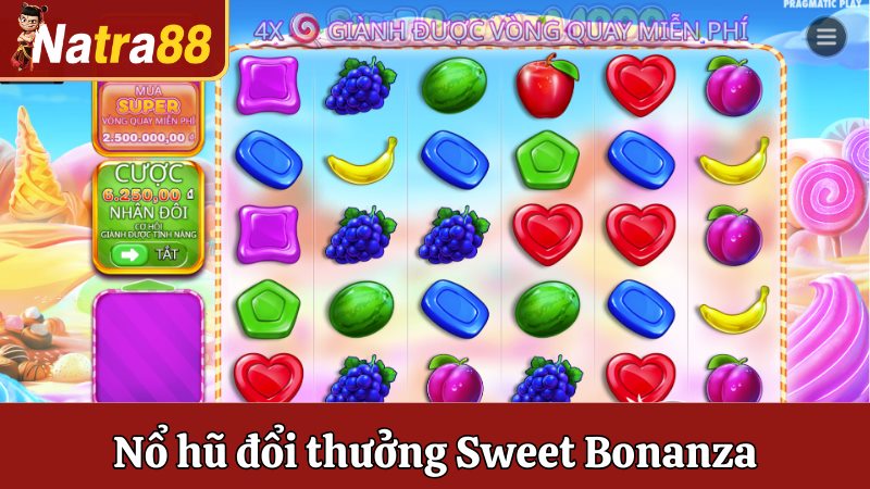 Nổ hũ đổi thưởng Sweet Bonanza độc đáo và cuốn hút